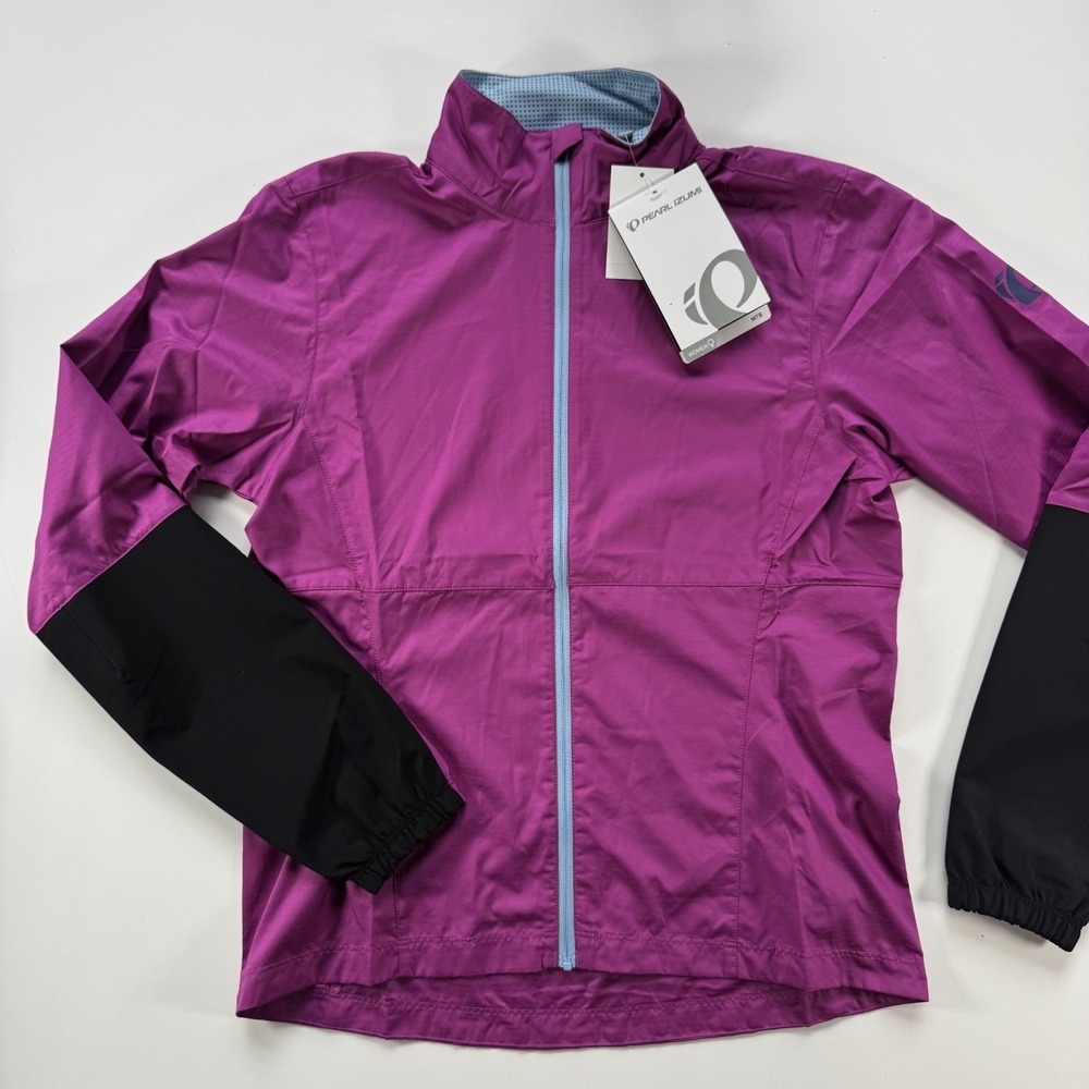 PEARL IZUMI MTB Barrier Full Zip Cycling Jacket Womens Medium Purple Wine NWT